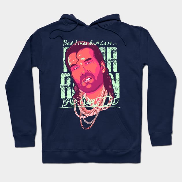 Razor Ramon Vintage Bad Guy Hoodie by portraiteam